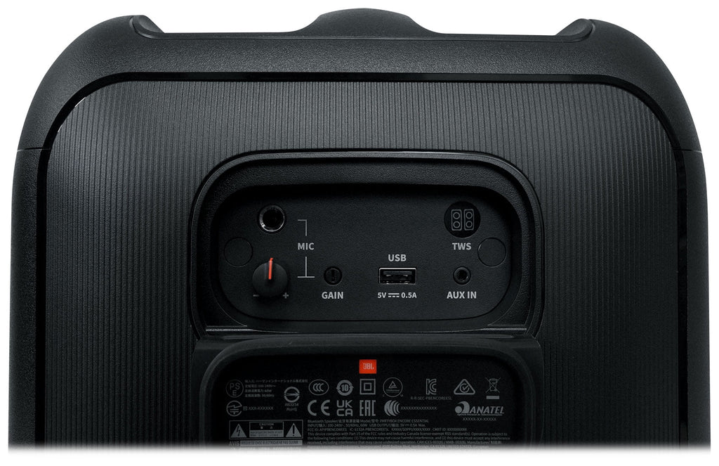 Party LED Compact Essential + Partybox Speaker Portable JBL Microphone Encore w