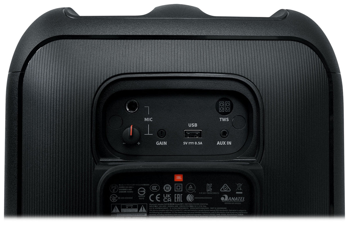 Party LED Compact Essential + Partybox Speaker Portable JBL Microphone Encore w