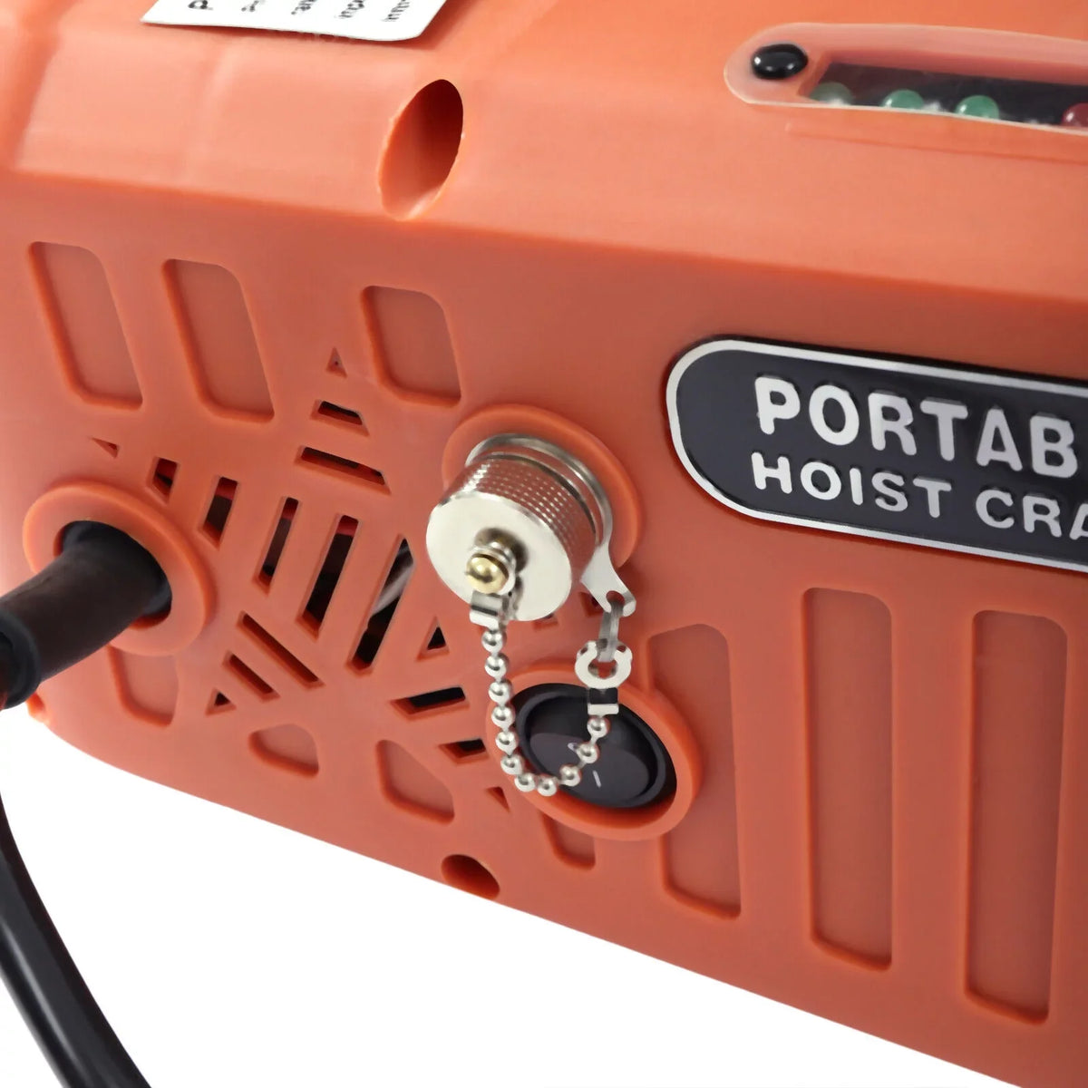 Wireless 110V Remote 200KG/440LBS 3-in-1 Heavy Crane Winch Lift Control 62ft Portable Duty ZhdnBhnos Electric w/ Hoist