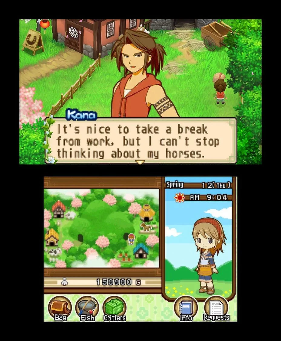 3DS Harvest Two of Tale - Nintendo Towns Moon: