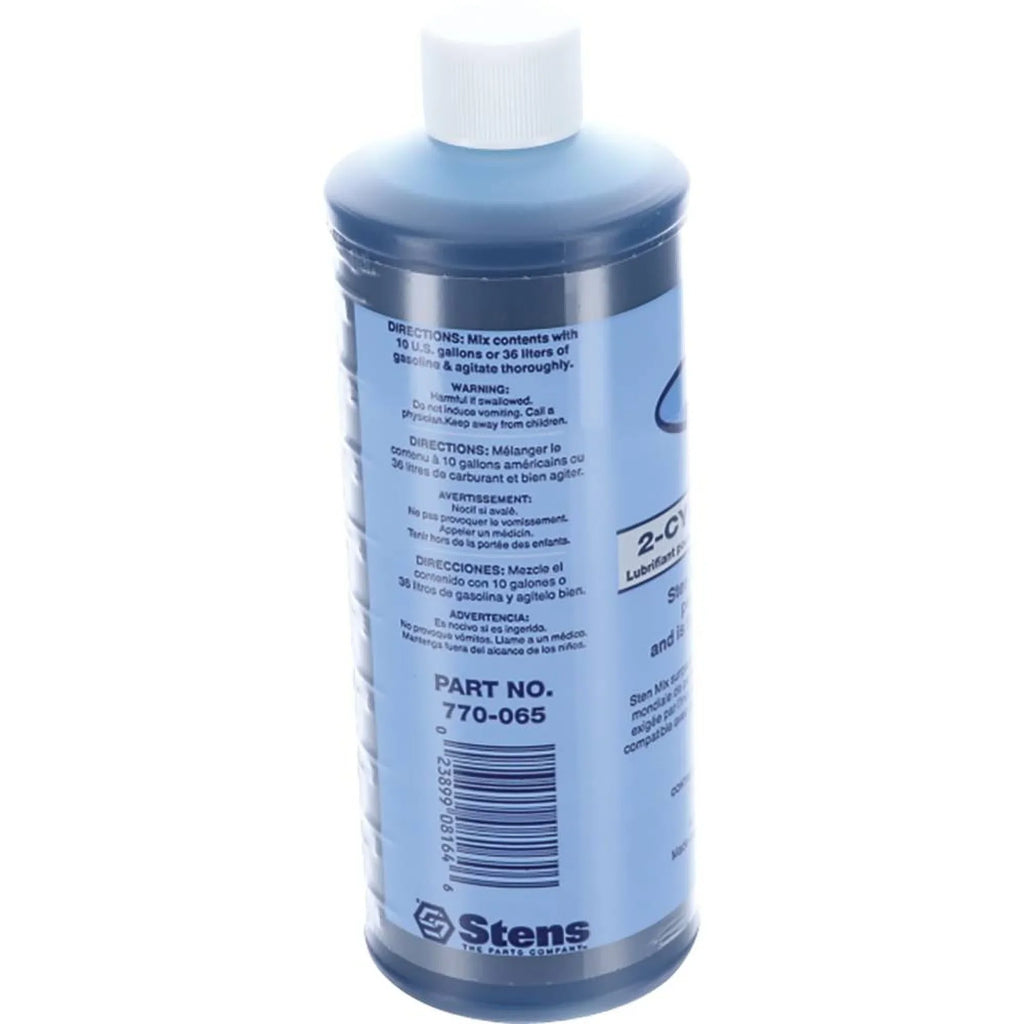 The bottles 770-073 12 for Stens New Oil Case 2-Cycle oz. By