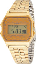 Men's Digital Casio Vintage A159WGEA-9A Quartz Watch Gold Stainless Tone Steel