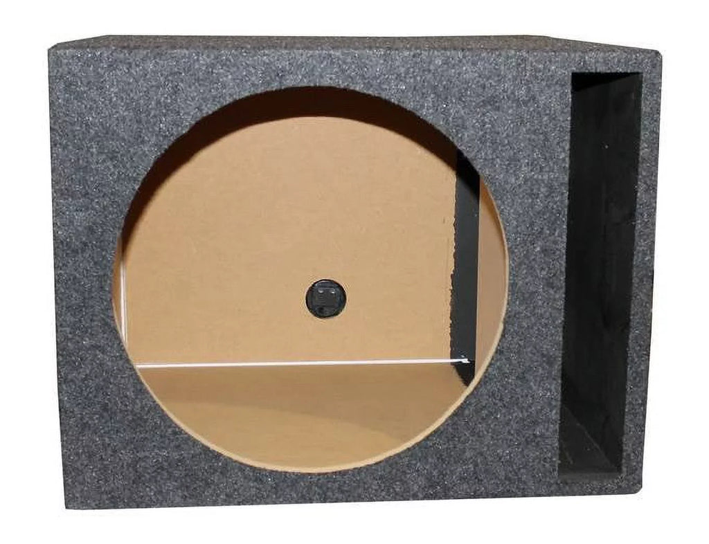 Audio Car Sub Ported Empty Box QPower Single Vented Subwoofer 15" Enclosure