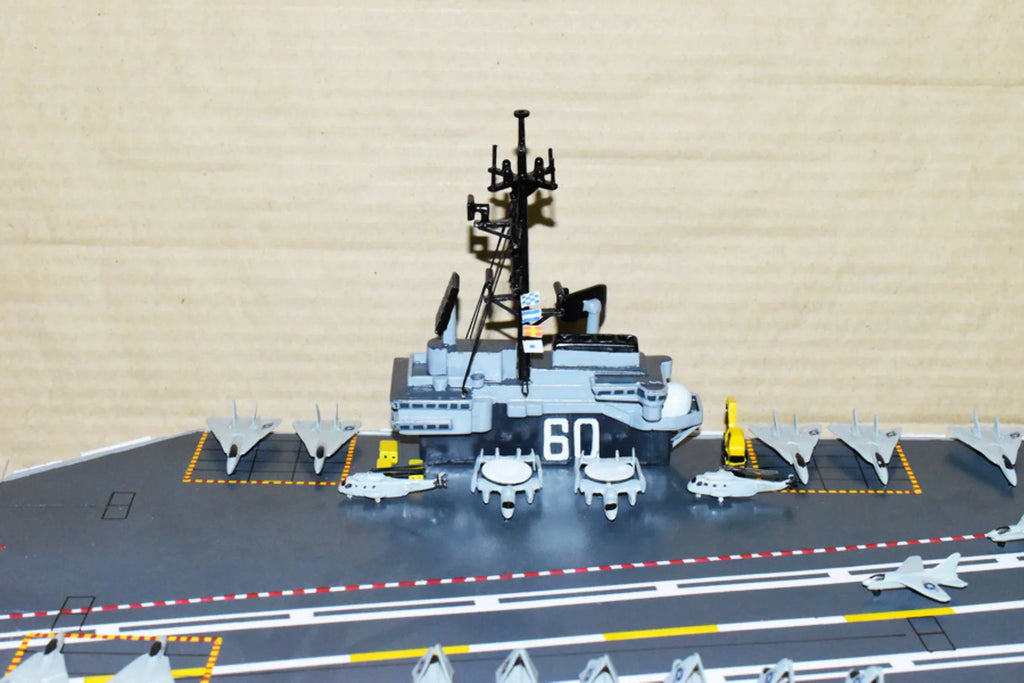 Aircraft CV-60 Model,Navy,Scale Model,Mahogany,Forrestal Class Saratoga USS Carrier
