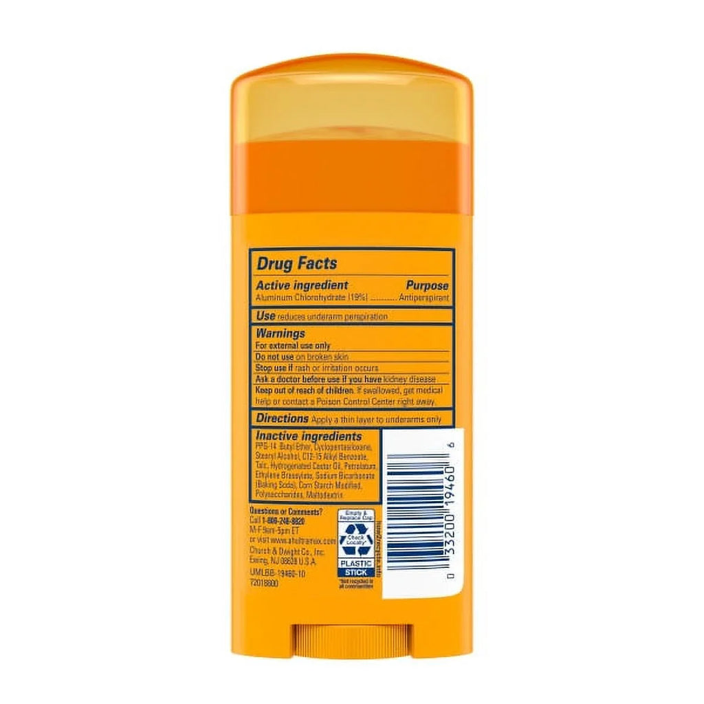 HAMMER (Pack ARM 6) of Deodorant Anti-Perspirant & 2.60 Solid Unscented oz ULTRAMAX