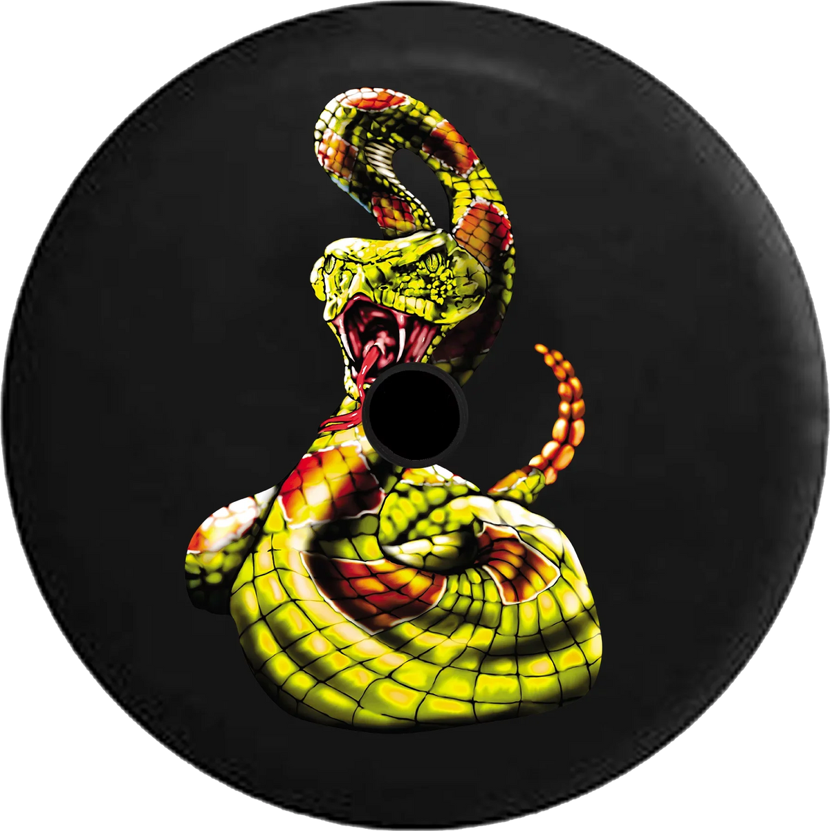 Tire Snake Rattle RV Cover Back 2018 Inch Camera Spare JL Jeep Backup Diamond Lime for Green 2019 Wrangler 33