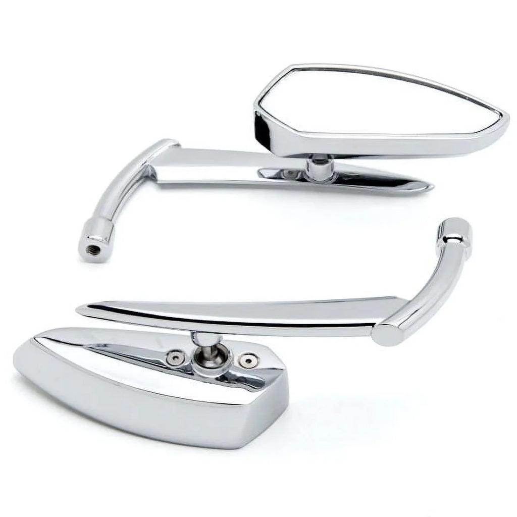 with Chrome Rear Custom Triumph Speed Pair Speedmaster Mirrors w/Adapters Krator View Compatible Master